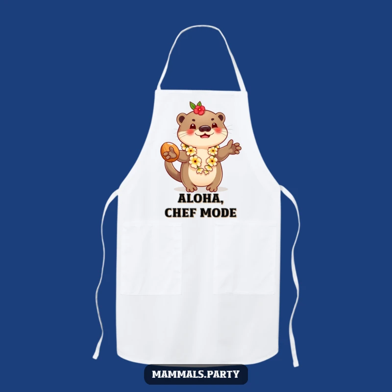 Funny Otter Apron: Cook Up Fun with This Hilarious Tropical Kitchenware