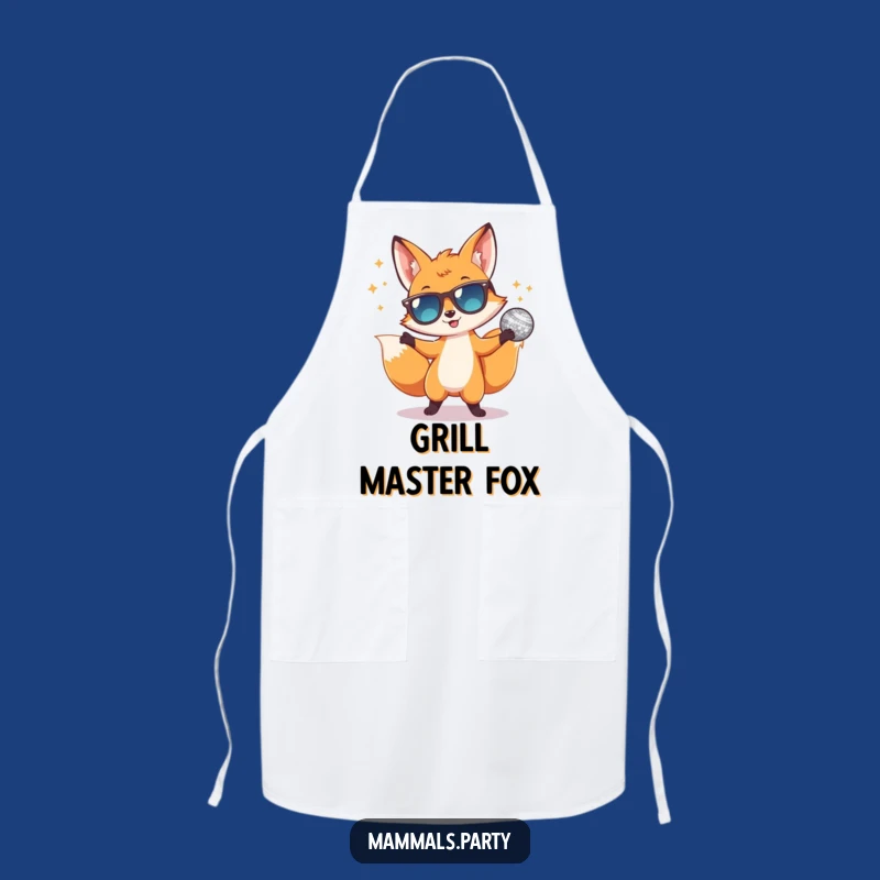 Funny Disco Fox Apron: Cook Up Fun with This Hilarious Kitchen Accessory