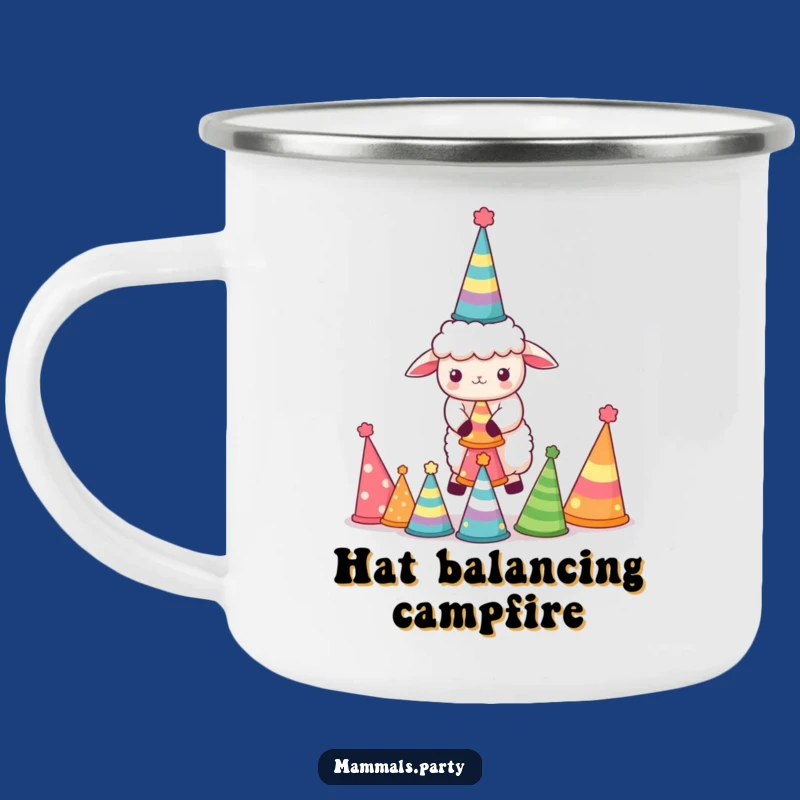 Funny Sheep Camping Mug: Kawaii Party Balancer, Durable Festive Gift