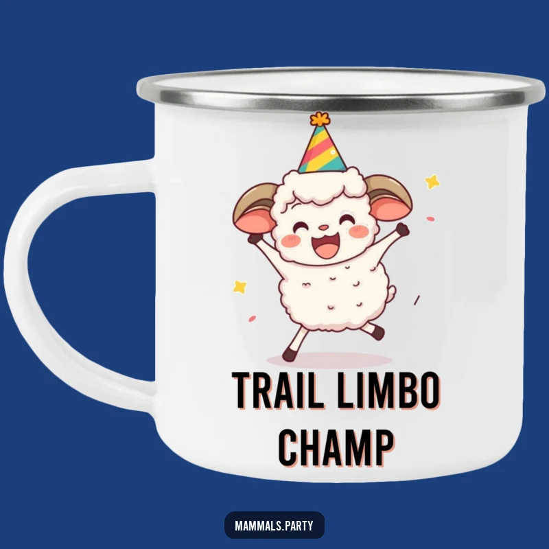 Funny Sheep Limbo Camping Mug: Hilarious Outdoor Party Fun