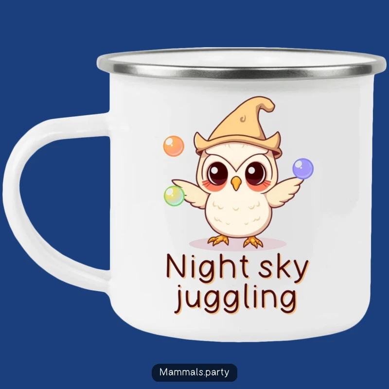 Mystical Owl Camp Mug: Your Enchanting Companion for Outdoor Adventures