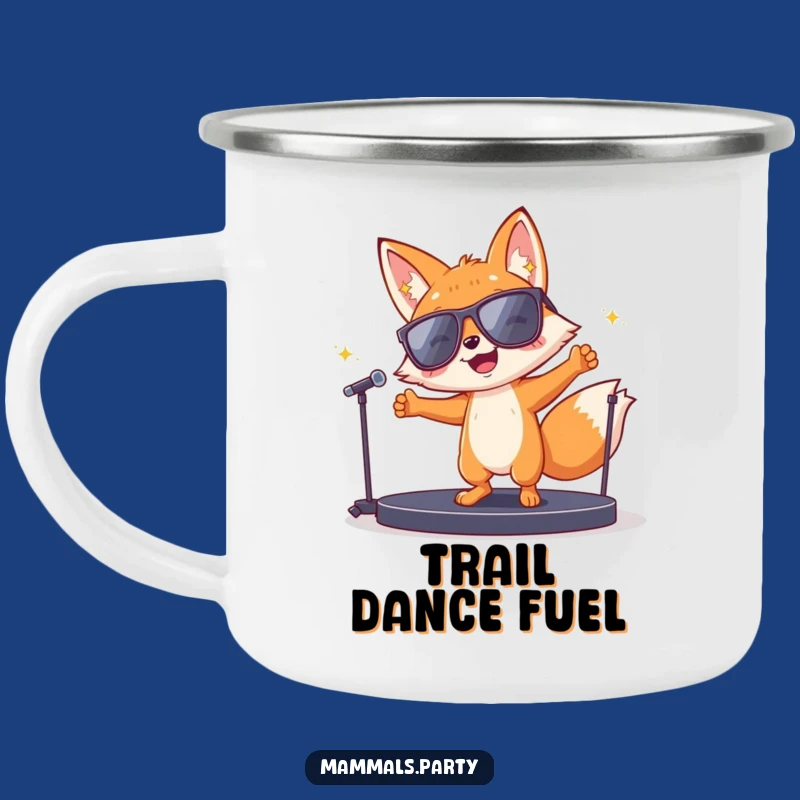 Groovy Fox Camp Mug: Your Fun Companion for Outdoor Dance Parties