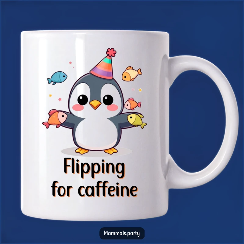 Funny Penguin Juggling Mug: A Hilarious Gift for Festive Fun
