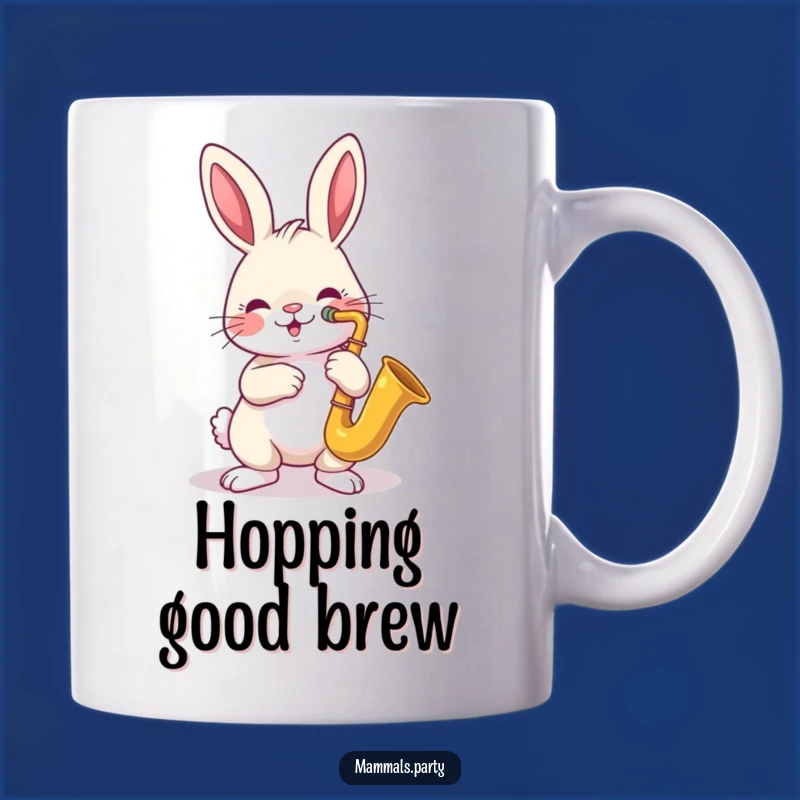 Funny Jazz Rabbit Sax Mug: A Hilarious Gift for Music Lovers and Bunny Fans