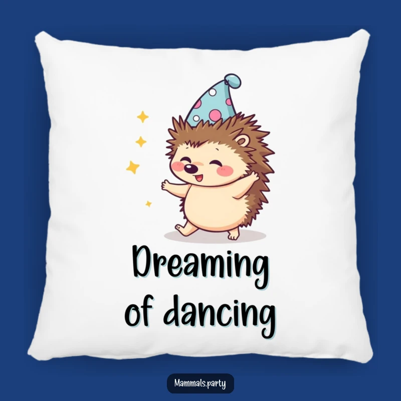 Cuddly Funny Kawaii Hedgehog Hat Dance Pillow - Soft Comfort Gift