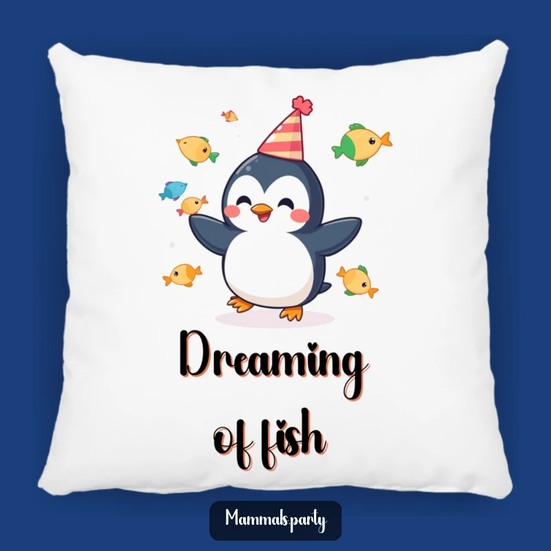 Funny Penguin Juggling Pillow - Cheerful Party Fish, Comfy Celebration Funny Gift