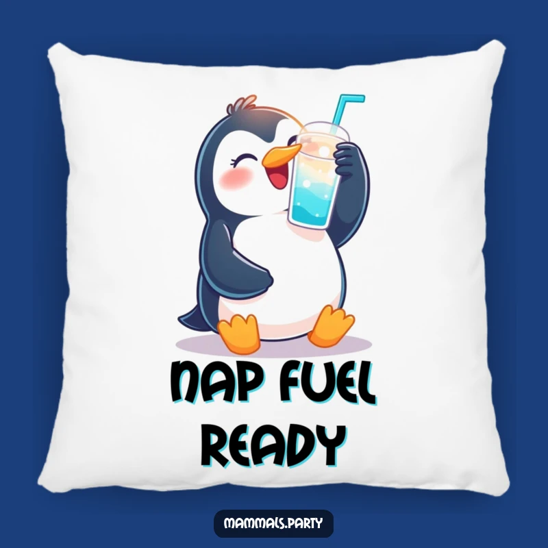 Funny Penguin Party Pillow - Soft & Humorous Comfort for Festive Vibes