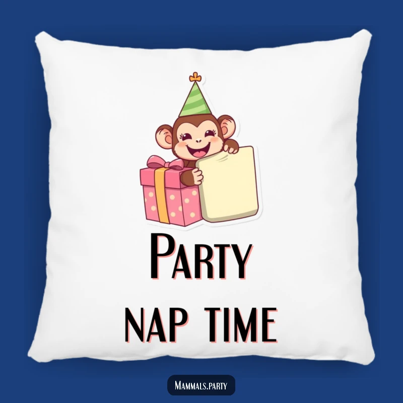 Funny Monkey Pillow - Soft Party Unwrapping Comfort, Cozy & Hilarious