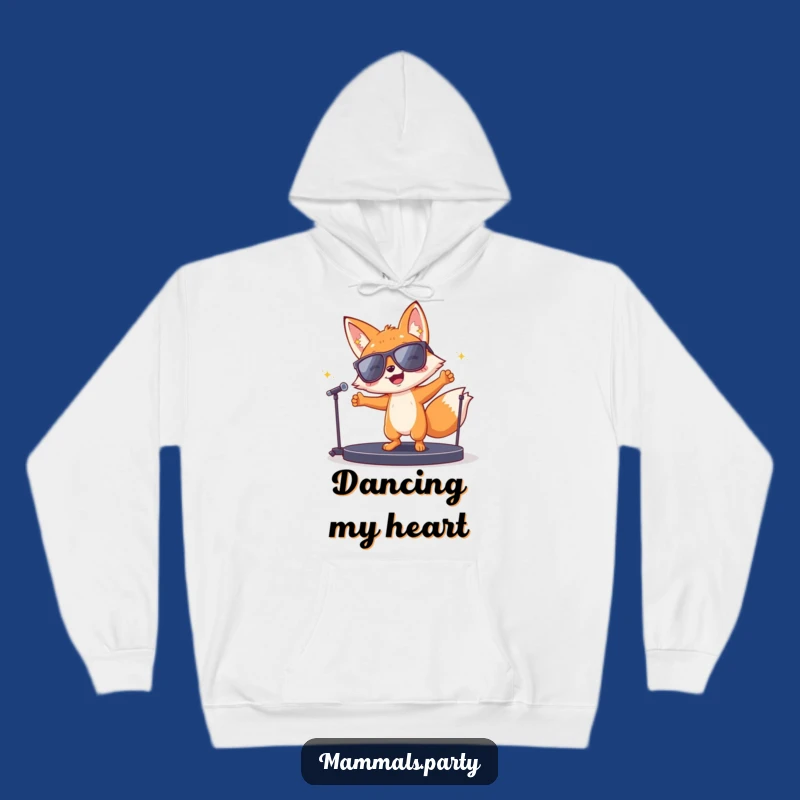 Cool Fox Groove Hoodie: Stay Warm and Fun with this Hilarious Gift