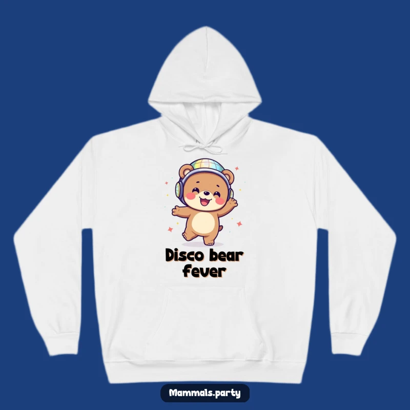 Cozy Disco Bear Hoodie: Dance the Night Away in Comfort