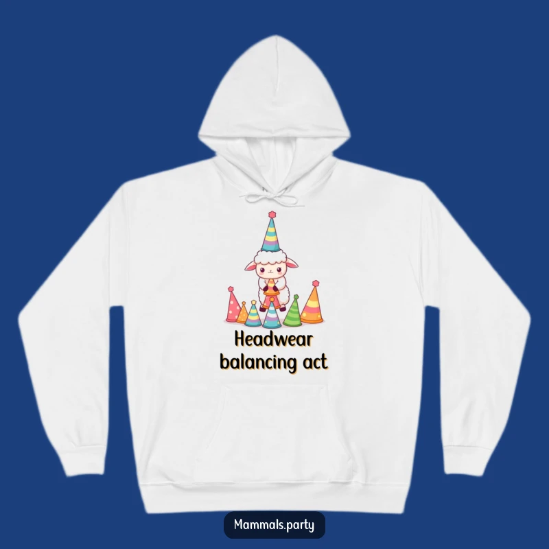 Funny Sheep Hoodie: Cozy Kawaii Party Balancer, Warm Festive Gift for Celebrations