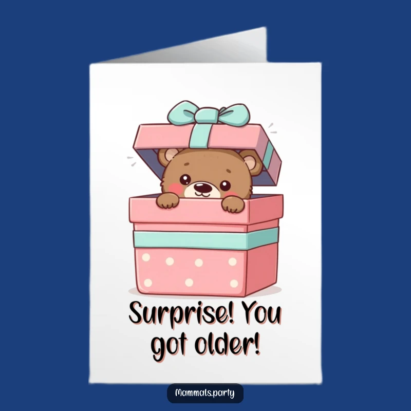 Free Printable Bear Cub Birthday Card Funny Downloadable Gift