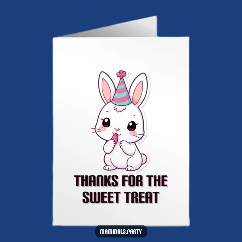 Thank You Bunny Card: Free Printable for Cheerful Thanks!