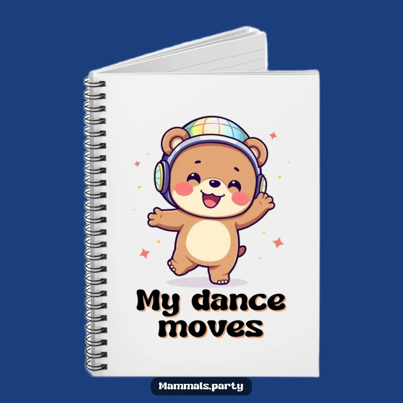 Funny Disco Bear Notebook: Jot Down Your Groovy Ideas