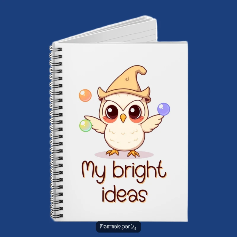 Funny Owl Juggling Notebook: Jot Down Spells with this Magical Gift