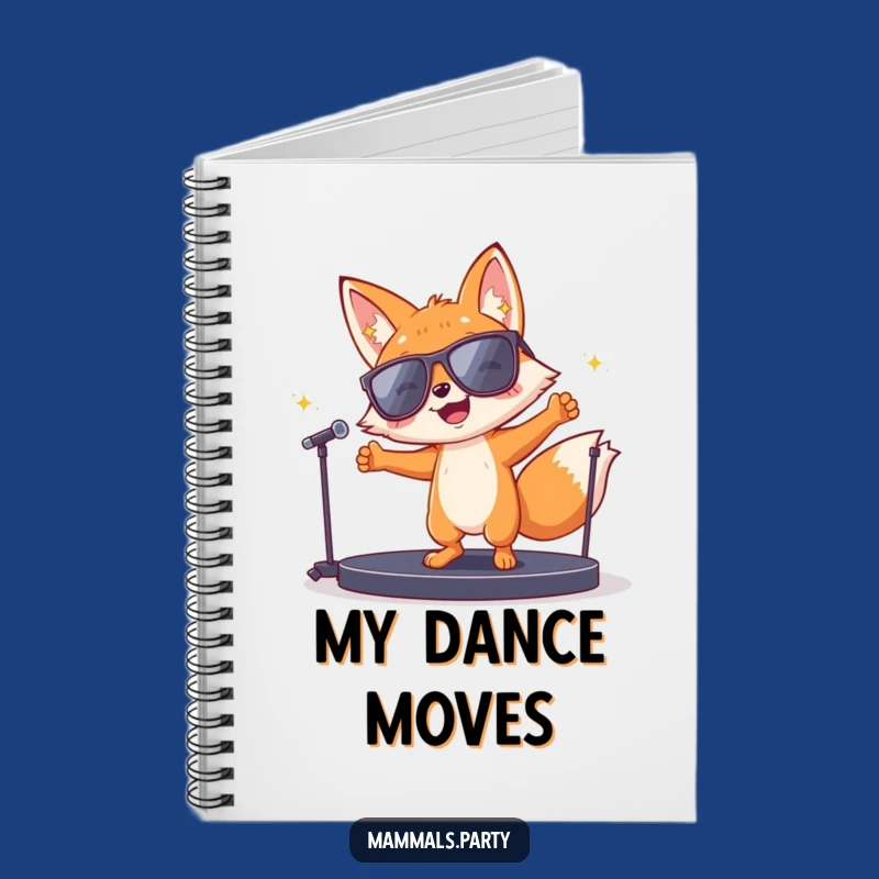Funny Fox Dance Moves Notebook: Capture Your Ideas with this Groovy Gift