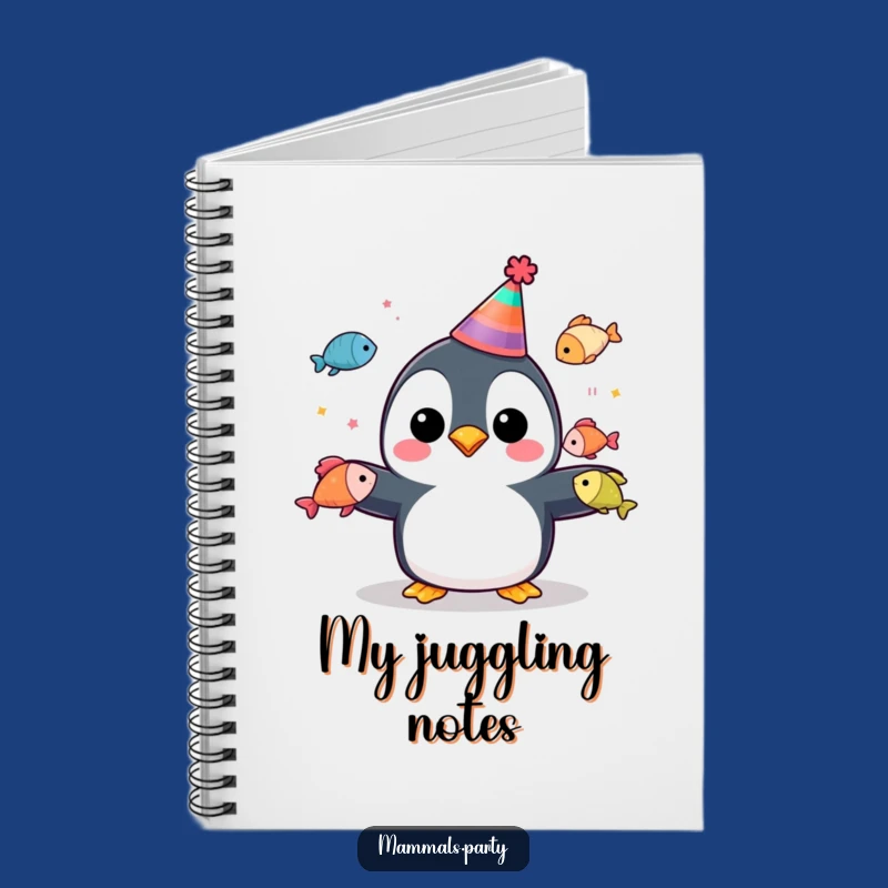 Funny Penguin Party Notebook: Jot Down Your Celebrations