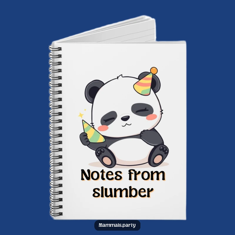 Funny Panda Party Notebook: Jot Down Mischievous Thoughts and Ideas