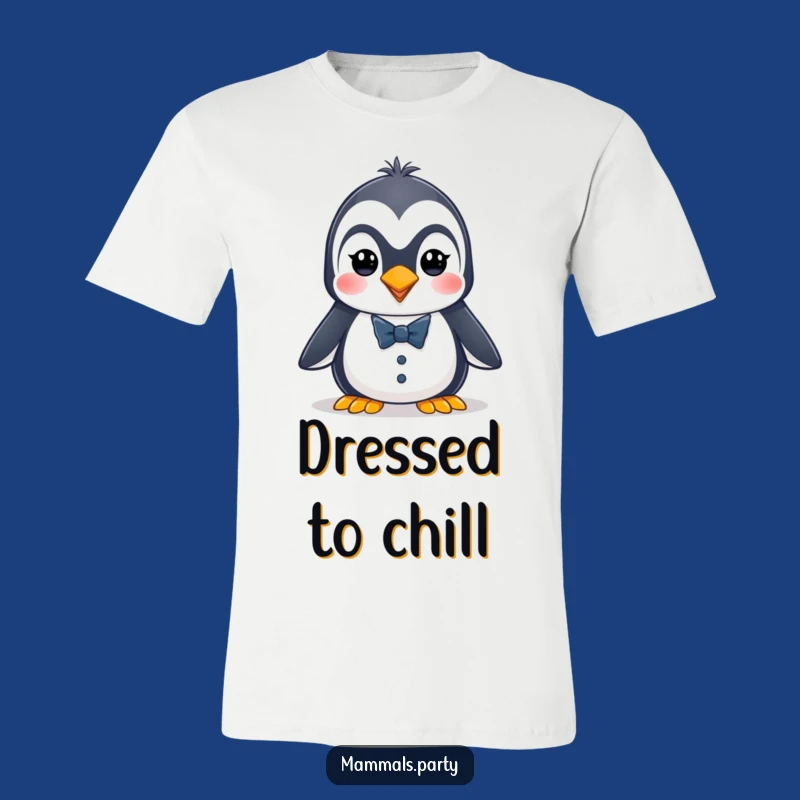 Funny Penguin Tuxedo T-Shirt: Energetic Dancer for Hilarious Style