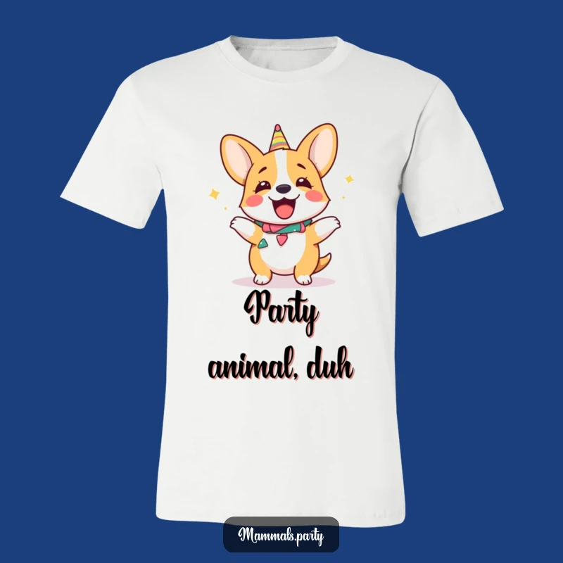 Funny Corgi Dance T-Shirt, Silly Pup Apparel, Perfect Gift for Party Animals