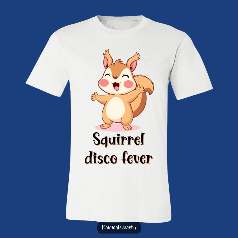 Funny Squirrel Disco Dancing T-Shirt: Hilarious Apparel for Party Animals