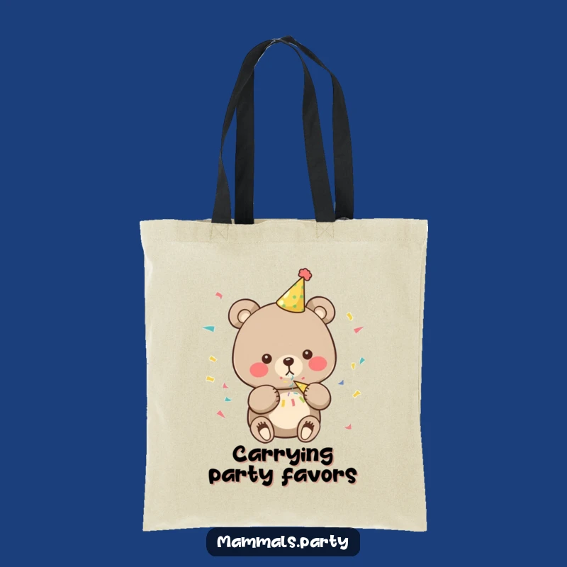 Funny Bear Tote Bag: Spacious & Stylish Party Character for Everyday Celebrations