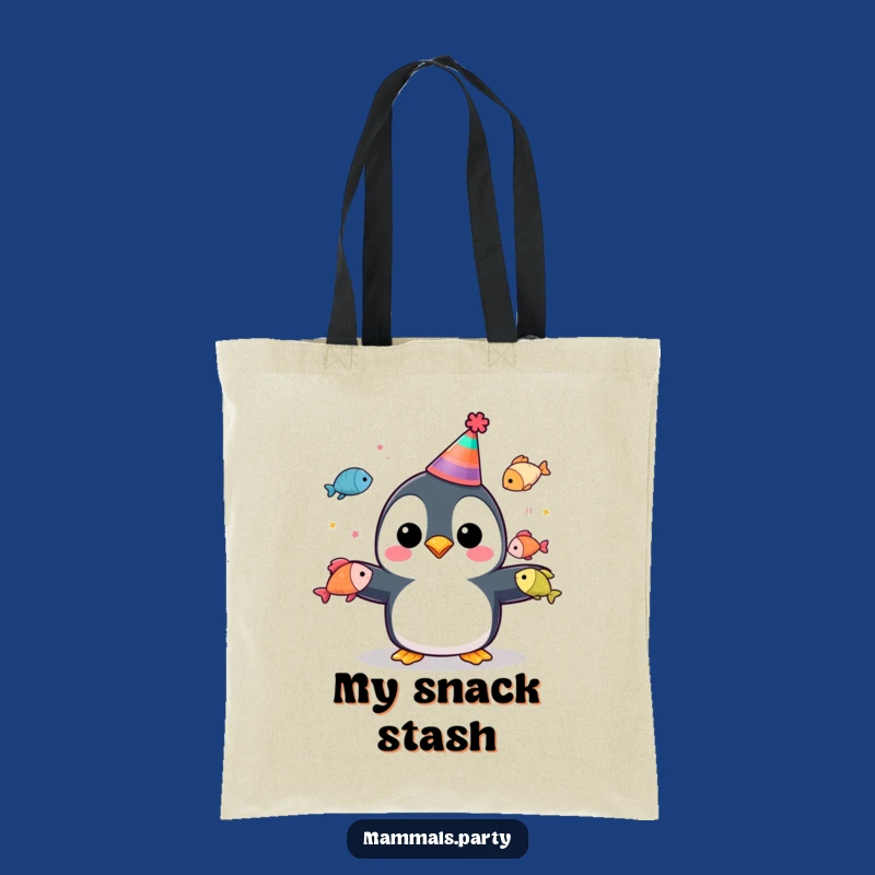 Funny Penguin Party Tote Bag: Carry Your Festivities in Style