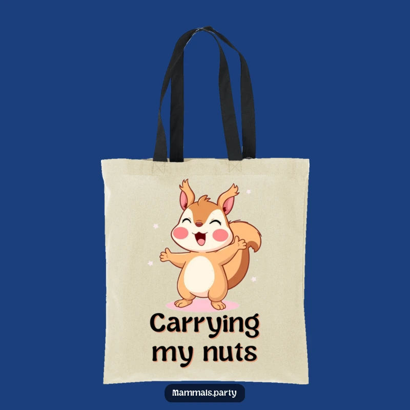Funny Squirrel Disco Dancing Tote Bag: Stylish and Hilarious Dance Accessory
